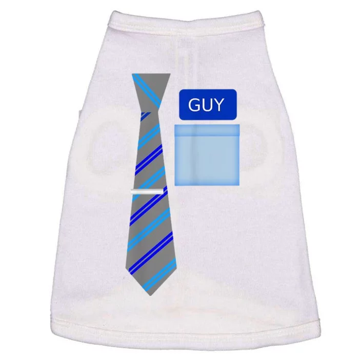 Guy Office Suit And Tie Costume Doggie Tank