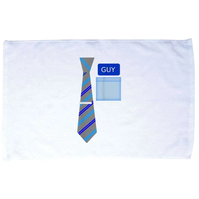 Guy Office Suit And Tie Costume Microfiber Hand Towel