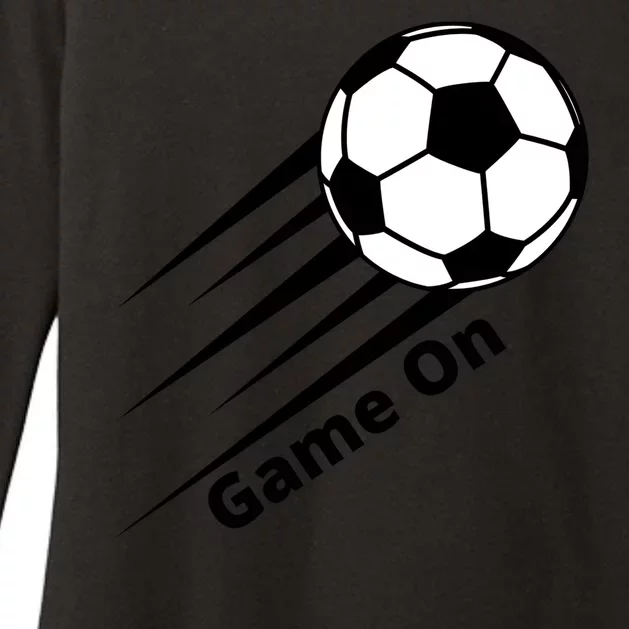 Game On Soccer Womens CVC Long Sleeve Shirt