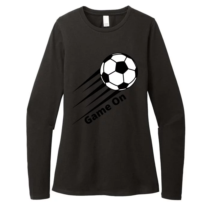 Game On Soccer Womens CVC Long Sleeve Shirt