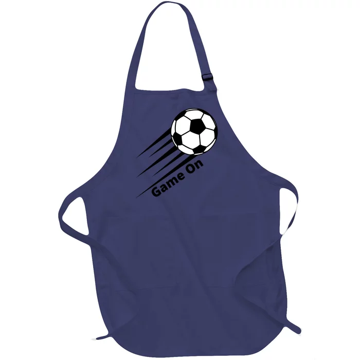 Game On Soccer Full-Length Apron With Pocket