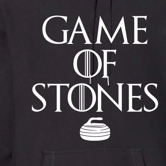 Game Of Stones Curler Parody Premium Hoodie