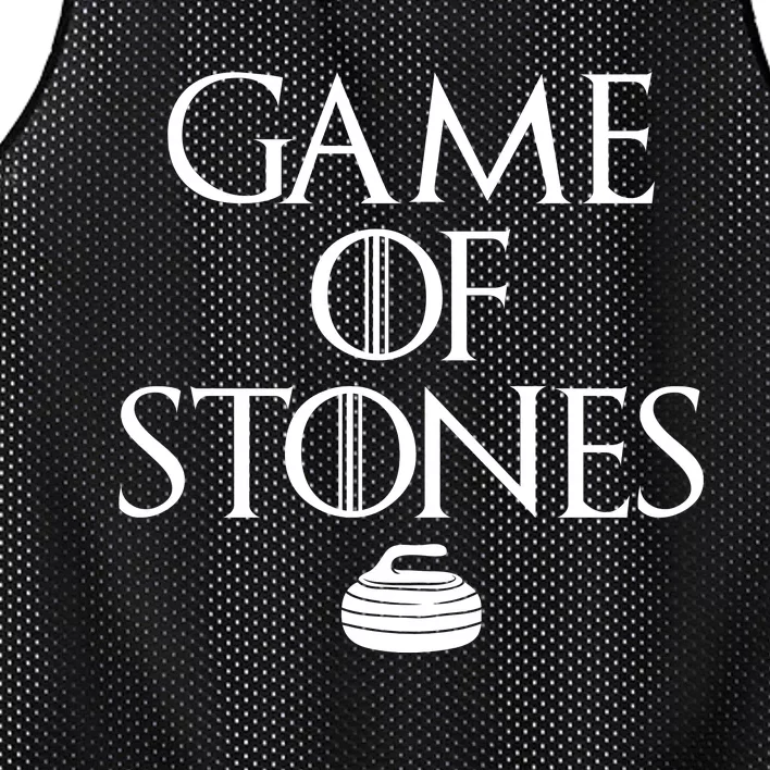 Game Of Stones Curler Parody Mesh Reversible Basketball Jersey Tank