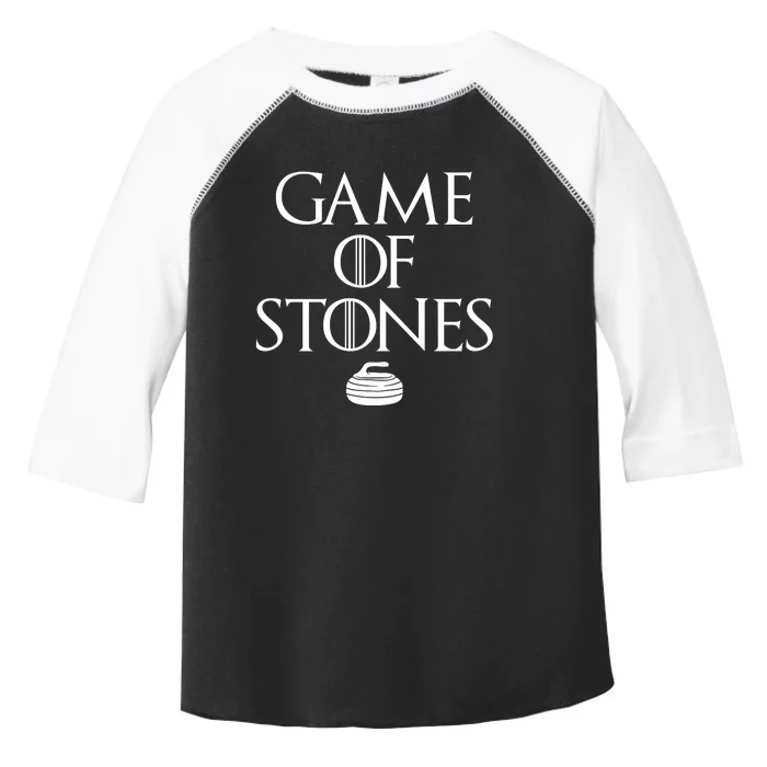 Game Of Stones Curler Parody Toddler Fine Jersey T-Shirt