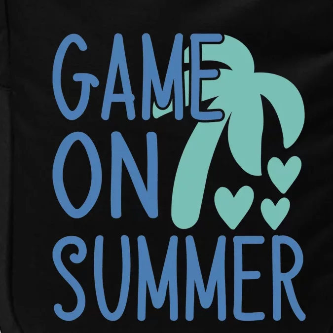 Game On Summer Beach Retro Tropical Summer Cool Gift Impact Tech Backpack