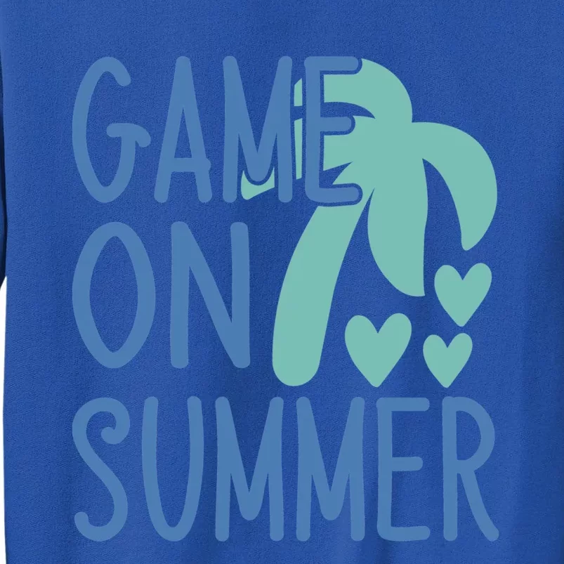 Game On Summer Beach Retro Tropical Summer Cool Gift Sweatshirt