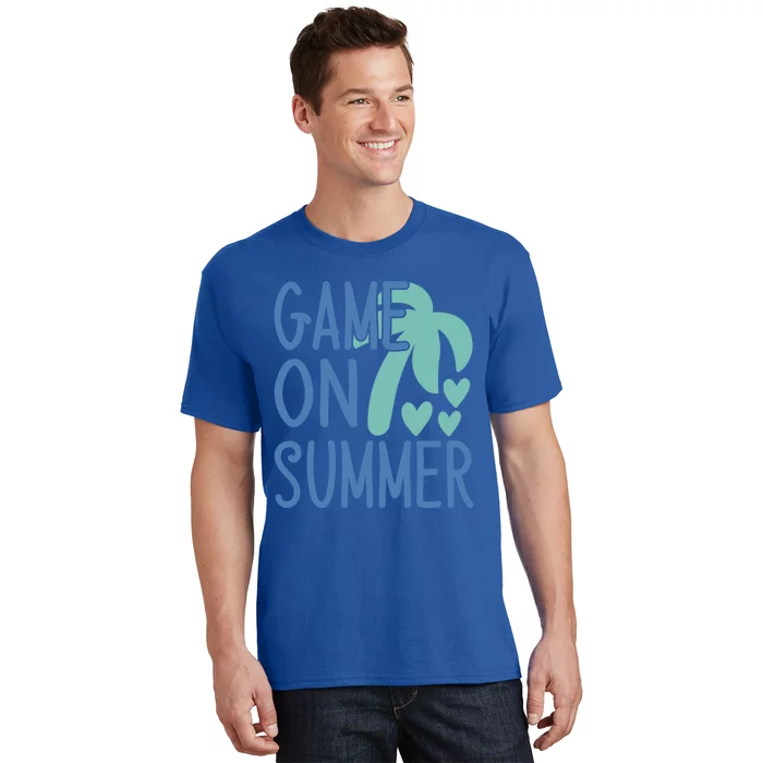 Game On Summer Beach Retro Tropical Summer Cool Gift T-Shirt