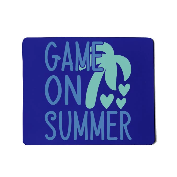 Game On Summer Beach Retro Tropical Summer Cool Gift Mousepad