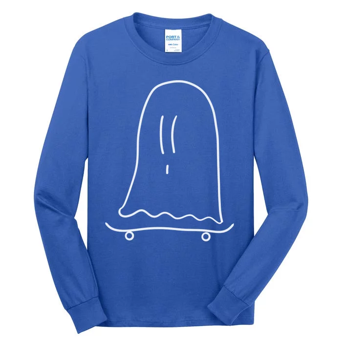 Ghost On Skateboard: Hauntingly Rad Adventures Gift Tall Long Sleeve T-Shirt