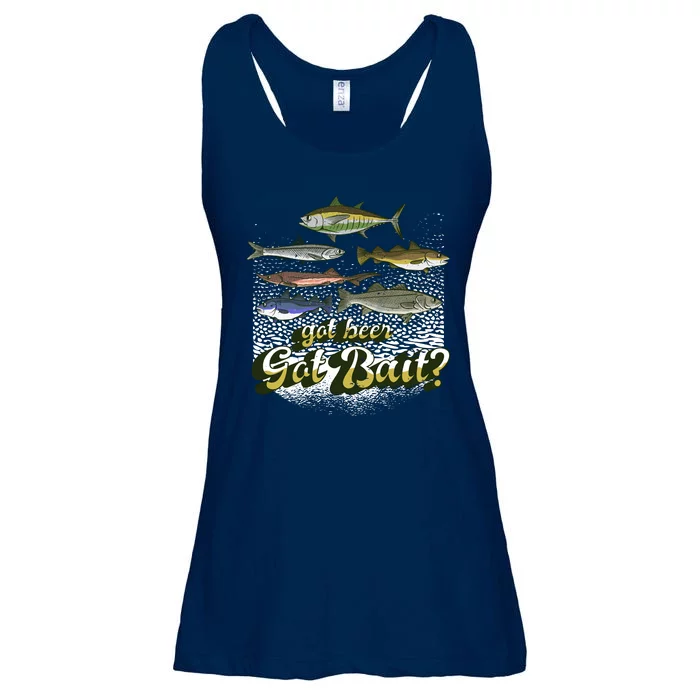 Got Beer Got Bait Fishing Ladies Essential Flowy Tank