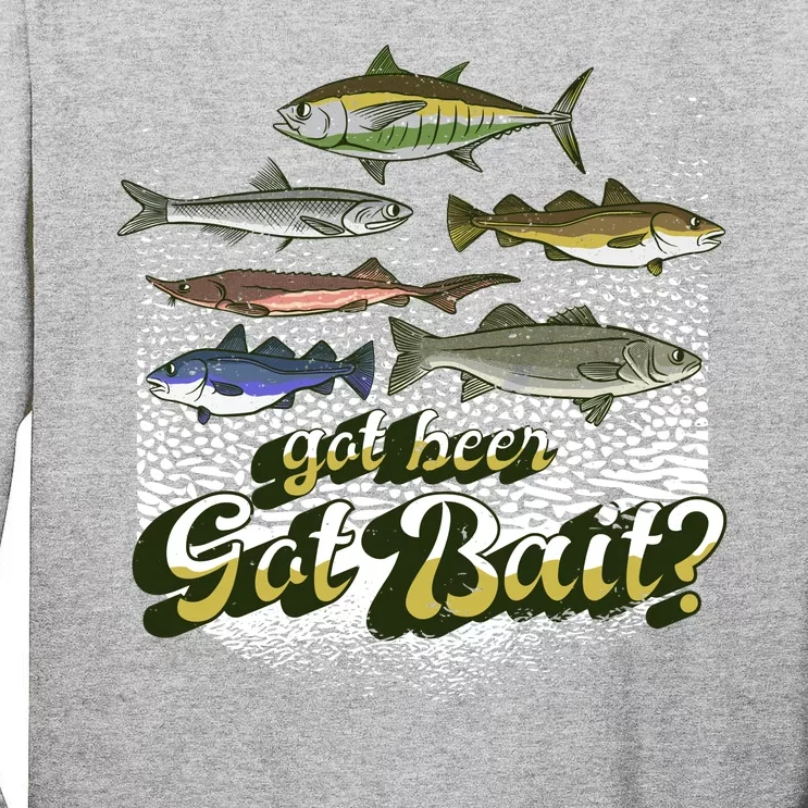 Got Beer Got Bait Fishing Tall Long Sleeve T-Shirt