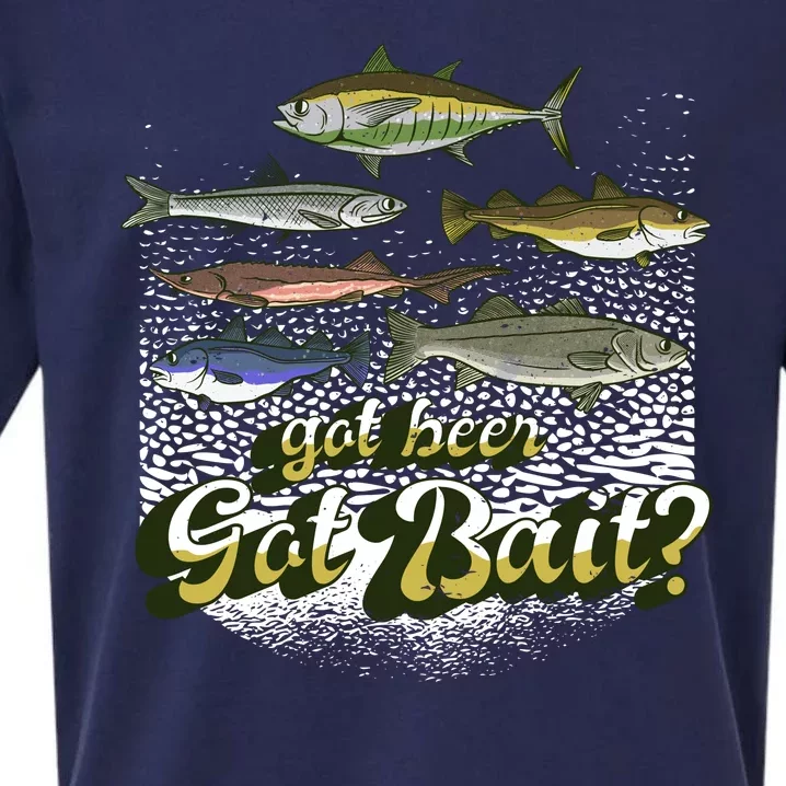 Got Beer Got Bait Fishing Sueded Cloud Jersey T-Shirt