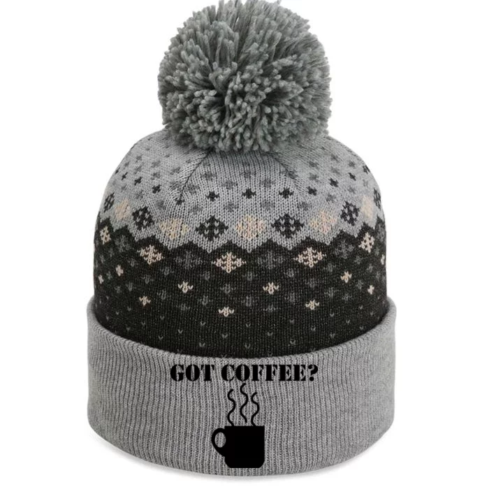 Got Coffee? The Baniff Cuffed Pom Beanie