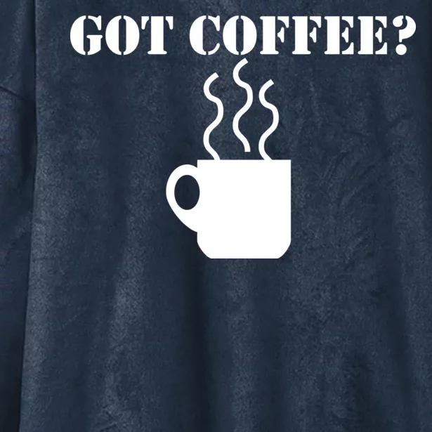 Got Coffee? Hooded Wearable Blanket