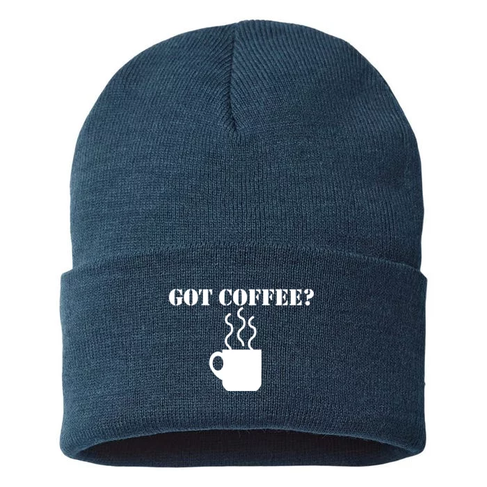 Got Coffee? Sustainable Knit Beanie