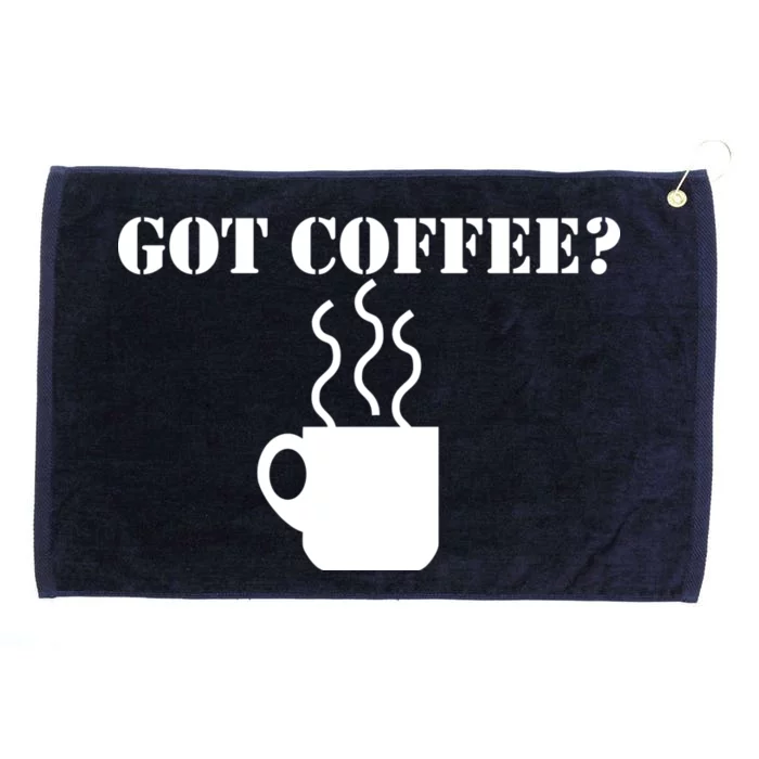 Got Coffee? Grommeted Golf Towel