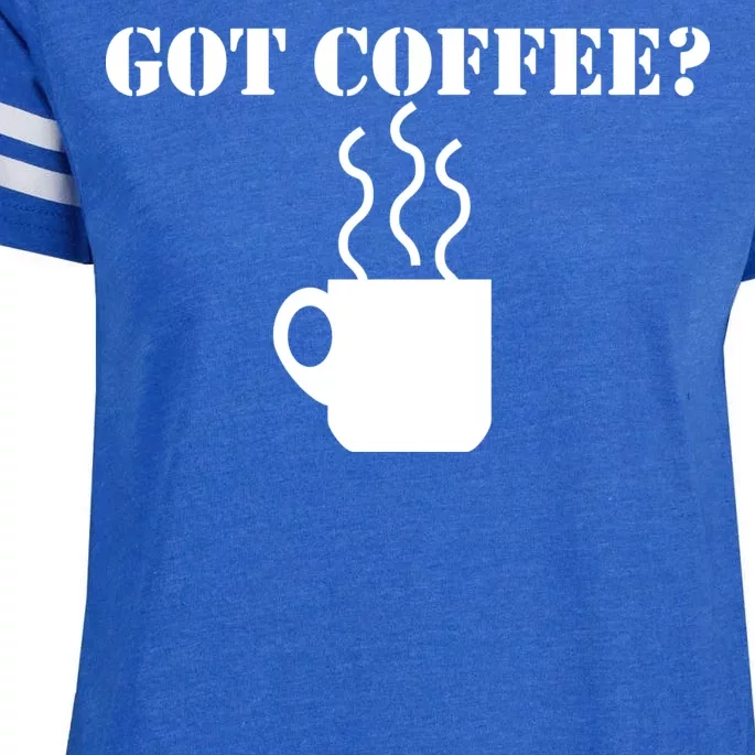 Got Coffee? Enza Ladies Jersey Football T-Shirt