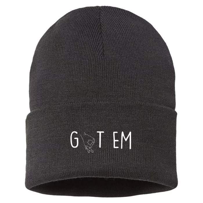 Got Em Funny Prank Sustainable Knit Beanie