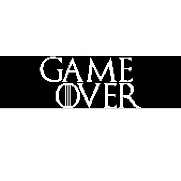 GOT Game Over Pixel Bumper Sticker