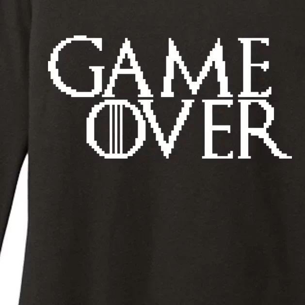 GOT Game Over Pixel Womens CVC Long Sleeve Shirt