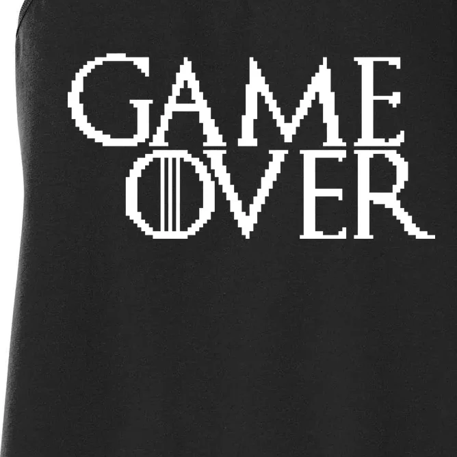 GOT Game Over Pixel Women's Racerback Tank