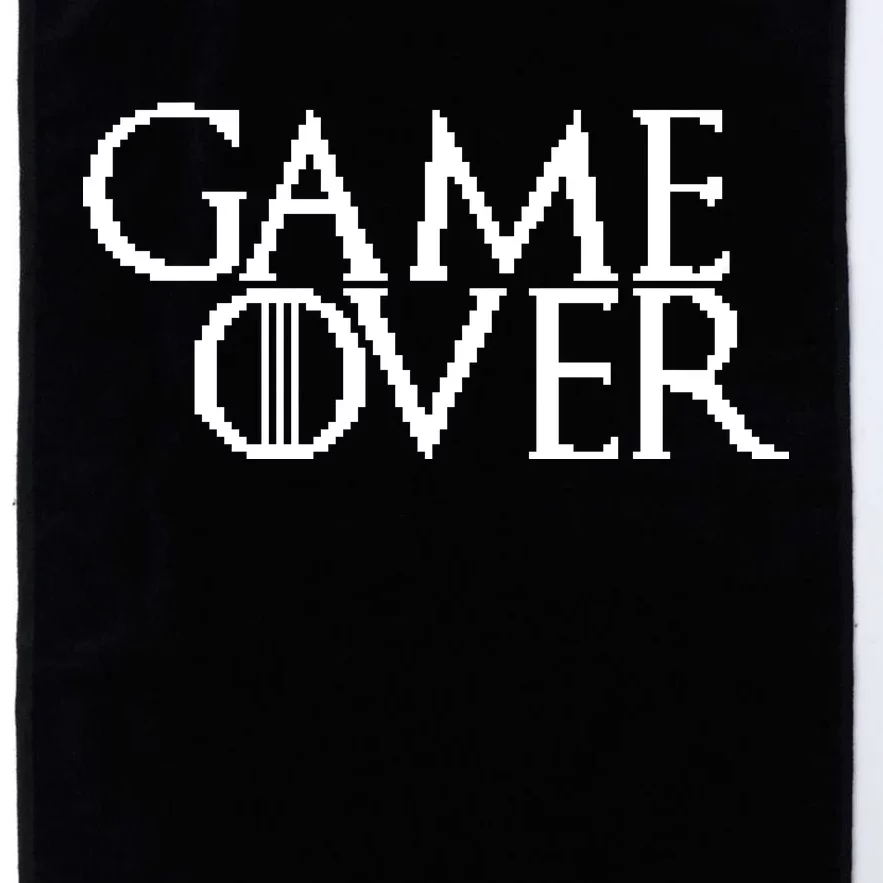 GOT Game Over Pixel Platinum Collection Golf Towel