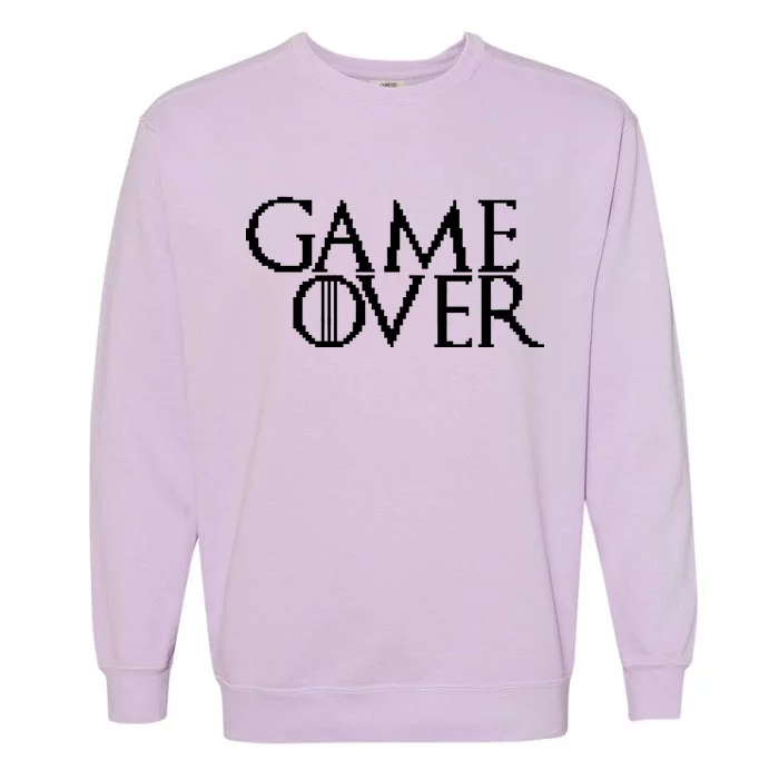 GOT Game Over Pixel Garment-Dyed Sweatshirt