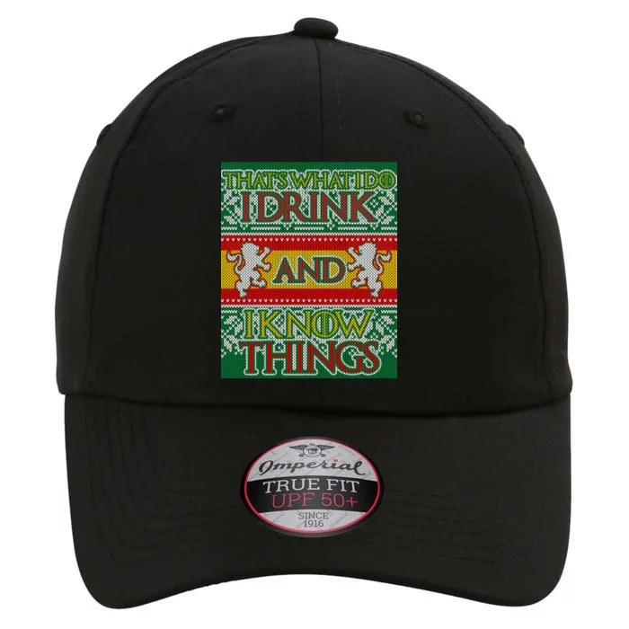 GOT I Drink and I Know Things Ugly Christmas The Original Performance Cap