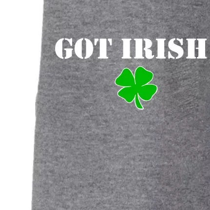 Got Irish? Cloverleaf Doggie 3-End Fleece Hoodie