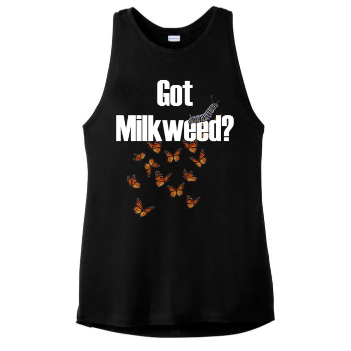 Got Milkweed? Ladies Tri-Blend Wicking Tank