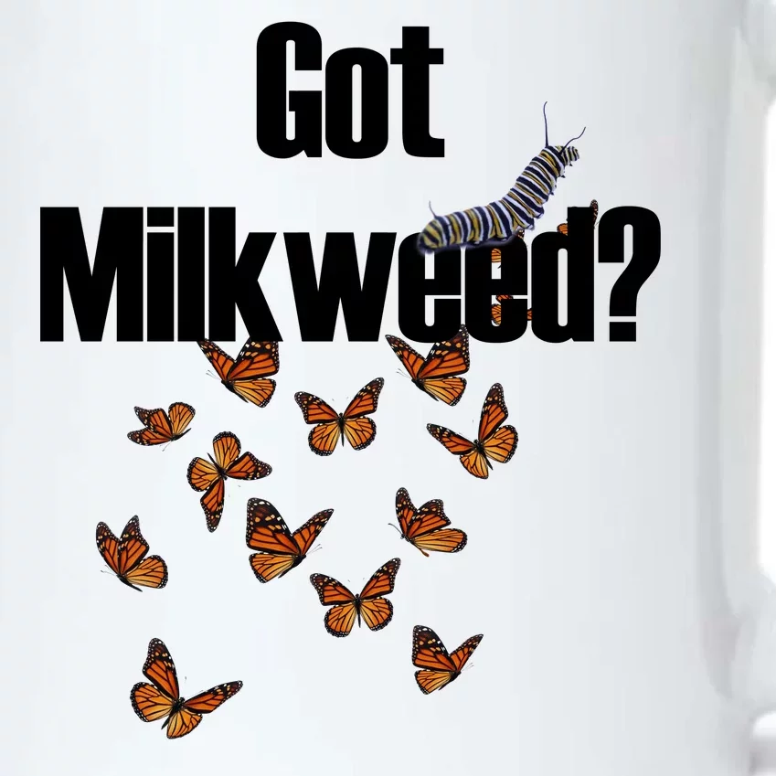 Got Milkweed? Black Color Changing Mug