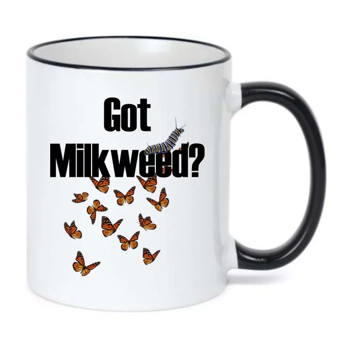 Got Milkweed? Black Color Changing Mug