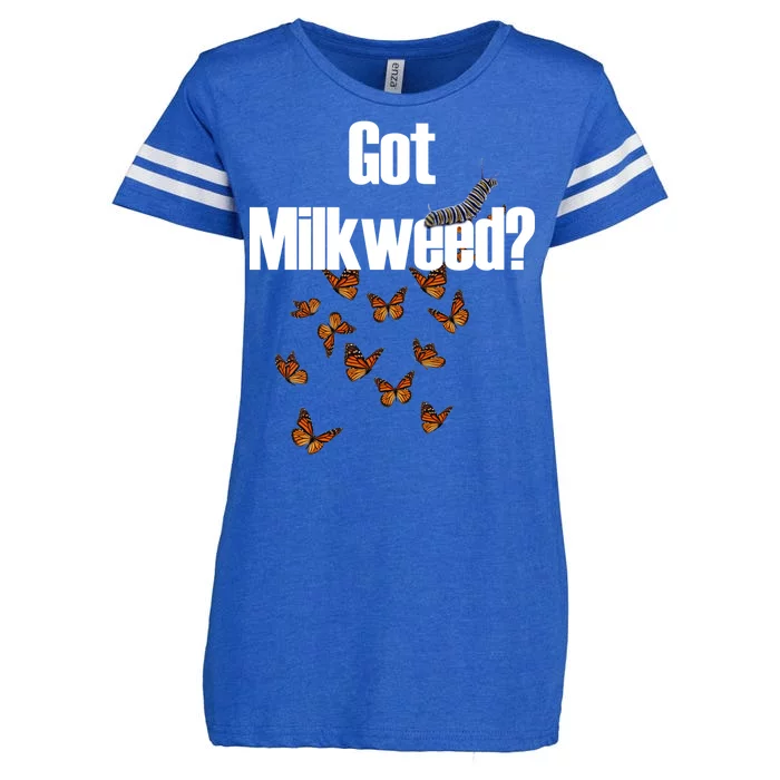 Got Milkweed? Enza Ladies Jersey Football T-Shirt