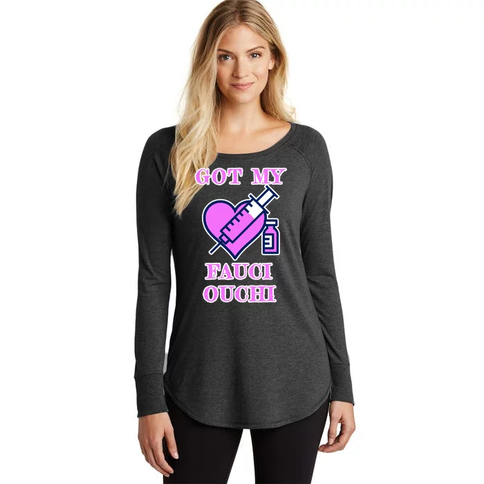 Got My Fauci Ouchi Vaccine Shot Vaccinated Women's Perfect Tri Tunic Long Sleeve Shirt