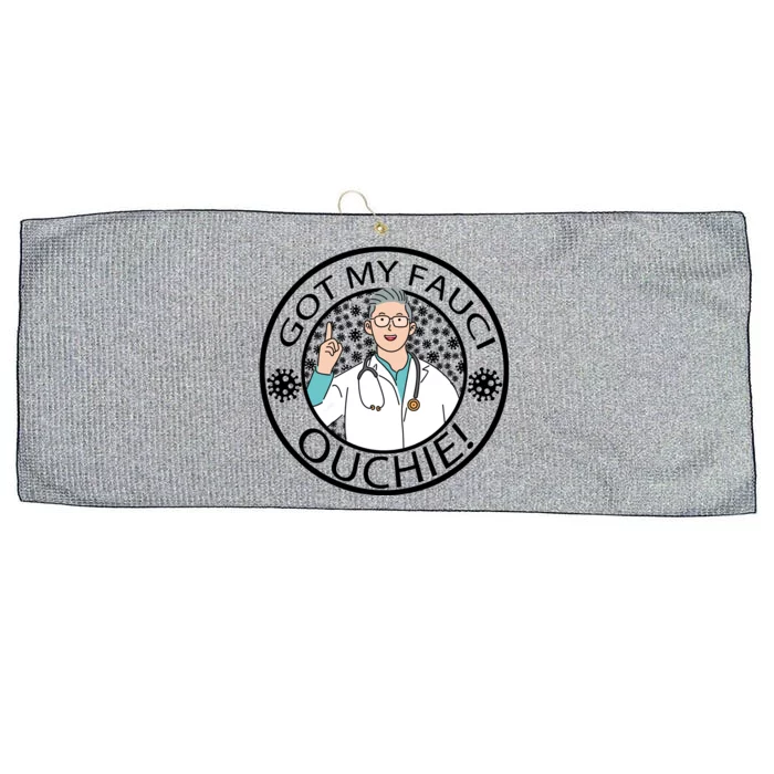 Got My Fauci Ouchie! Large Microfiber Waffle Golf Towel