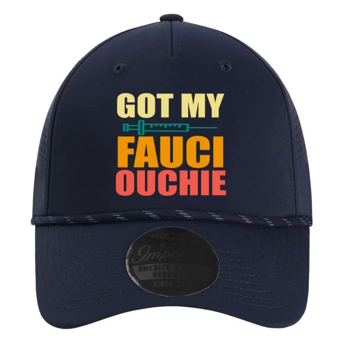 Got My Fauci Ouchie Funny Vaccine Shot Performance The Dyno Cap