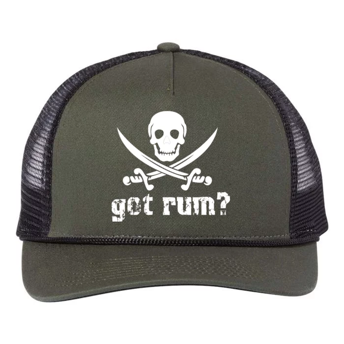 Got Rum? Retro Rope Trucker Hat Cap