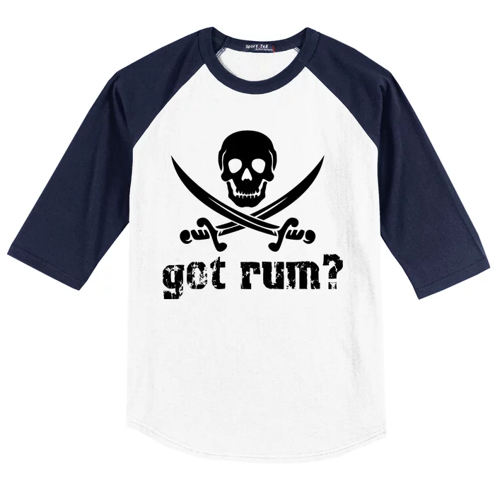 Got Rum? Baseball Sleeve Shirt