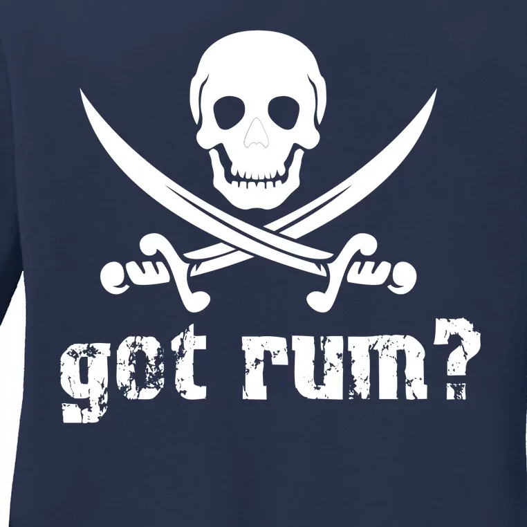 Got Rum? Ladies Long Sleeve Shirt