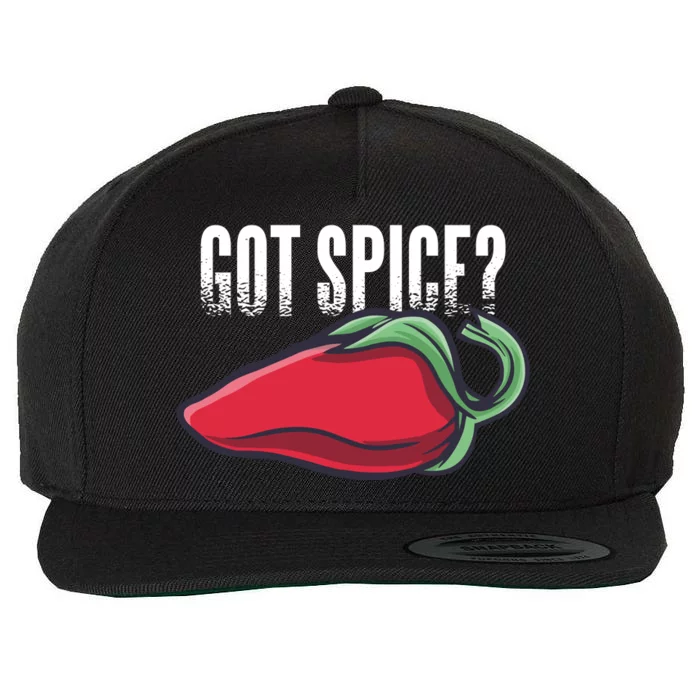 Got Spice? Wool Snapback Cap