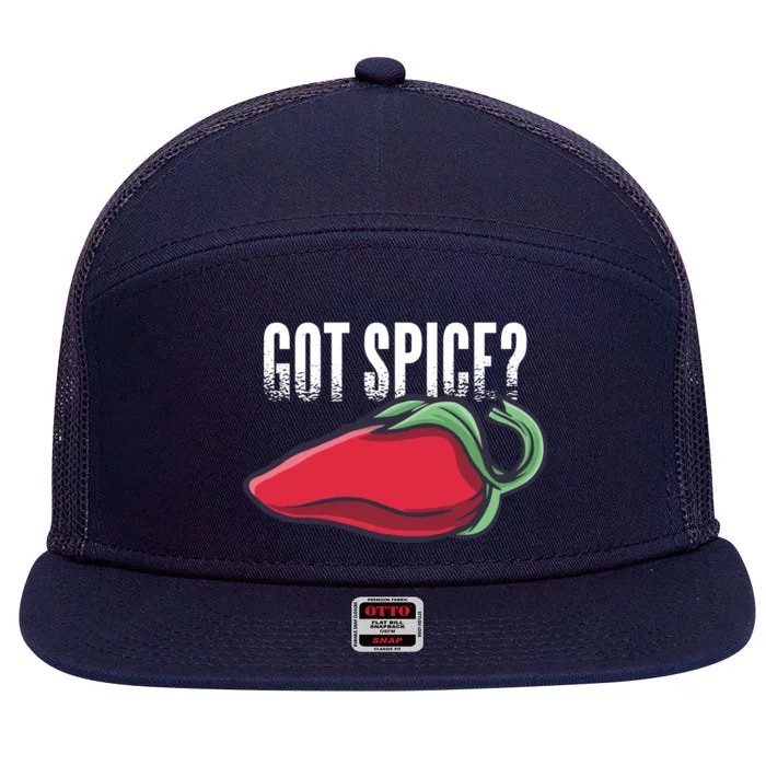 Got Spice? 7 Panel Mesh Trucker Snapback Hat