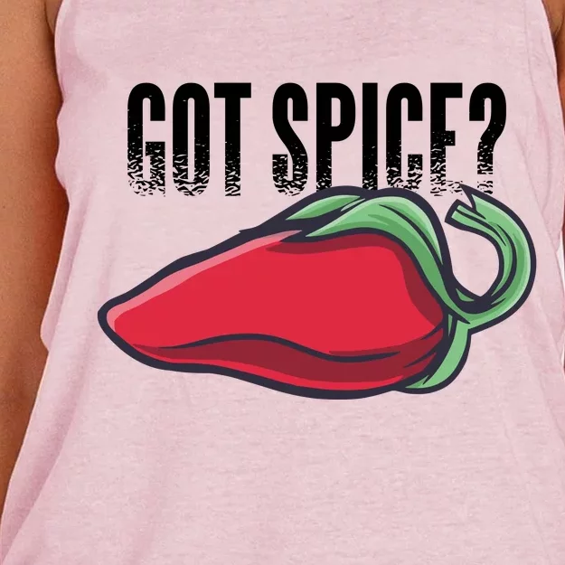 Got Spice? Women's Knotted Racerback Tank