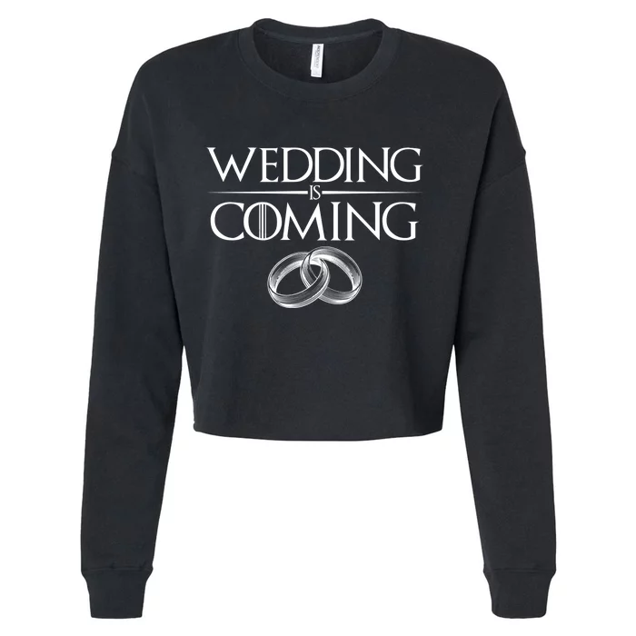 GOT Wedding is Coming Cropped Pullover Crew