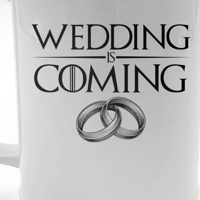 GOT Wedding is Coming Front & Back Beer Stein