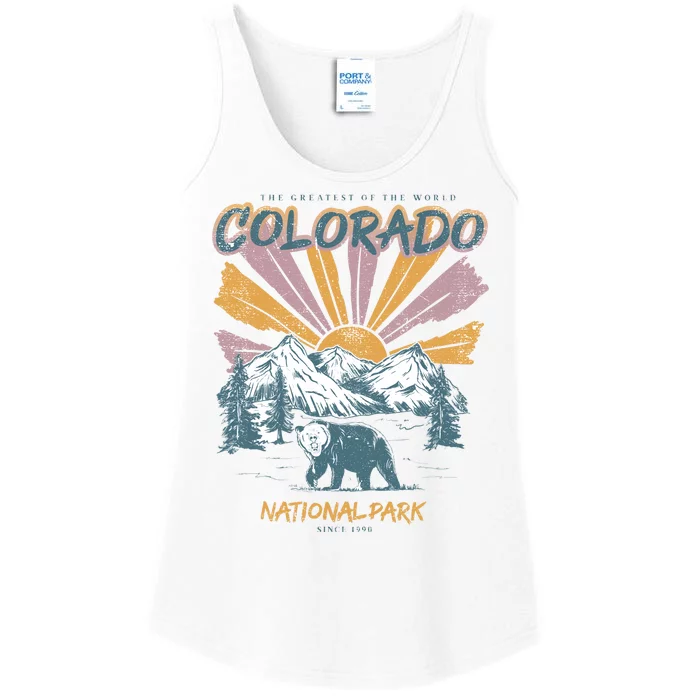 Greatest Of The World Colorado National Park Since 1990 Ladies Essential Tank