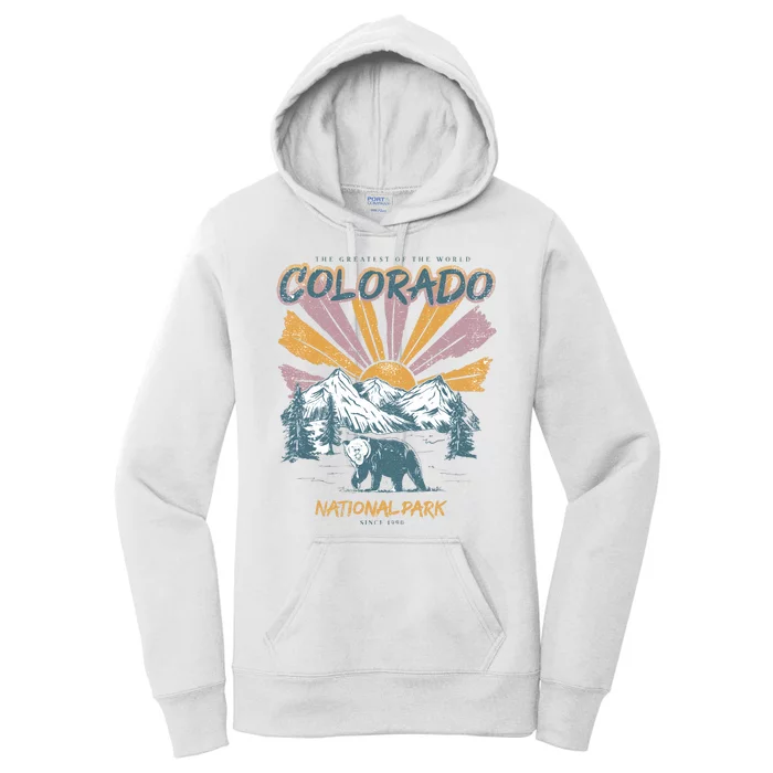 Greatest Of The World Colorado National Park Since 1990 Women's Pullover Hoodie