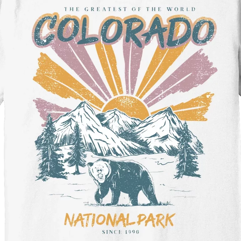 Greatest Of The World Colorado National Park Since 1990 Premium T-Shirt