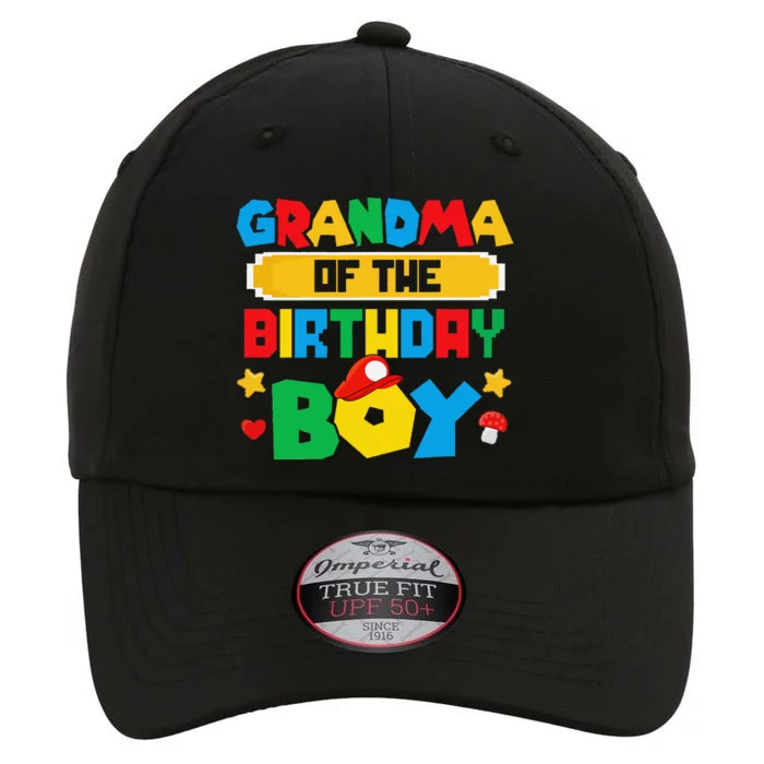 Grandma Of The Birthday Boy Game Gaming Family Matching The Original Performance Cap