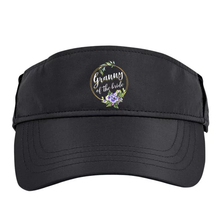 Granny Of The Bride Wedding Bridal Shower Granny Matching Adult Drive Performance Visor