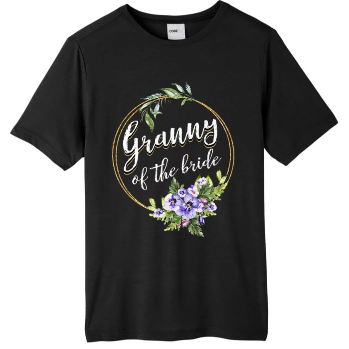 Granny Of The Bride Wedding Bridal Shower Granny Matching ChromaSoft Performance T-Shirt